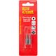 Square Recess Insert Bit No.0x25mm 2/card